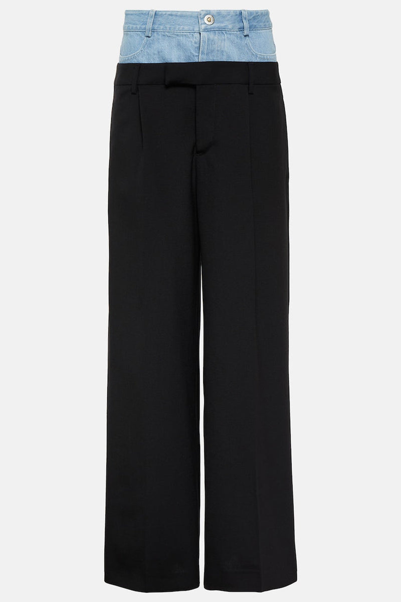 Catalina Patchwork Denim Pants