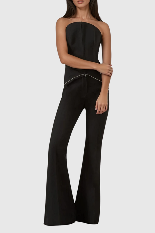 Chibuike Lapel Bootcut Pants