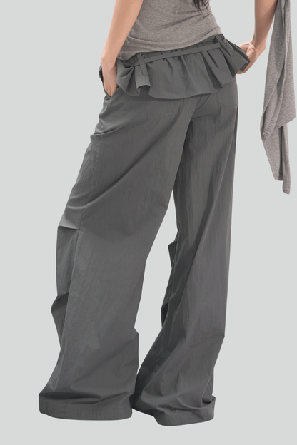 Chingis Deconstruct Ruffle Pants
