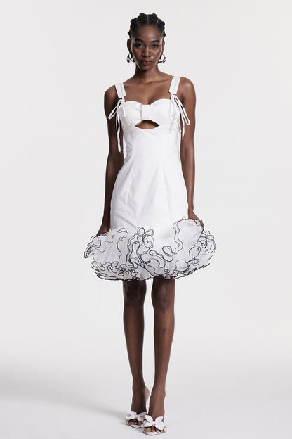 Chipo Ruffle Sleeveless Mini Dress