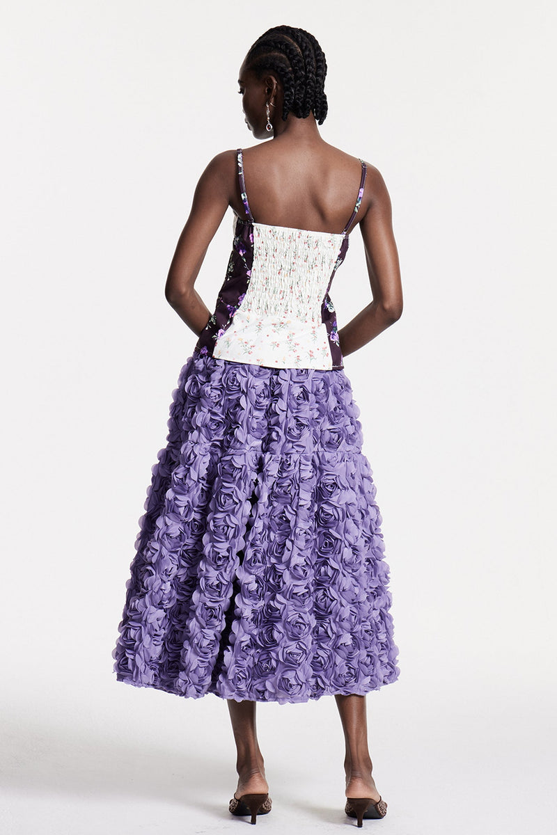 Chlodomer Flower Maxi Skirt