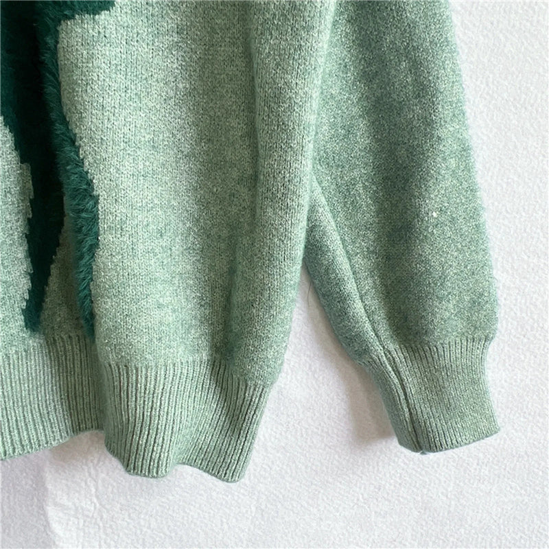 Soft Knitted Christmas Sweater - Warm Pullover
