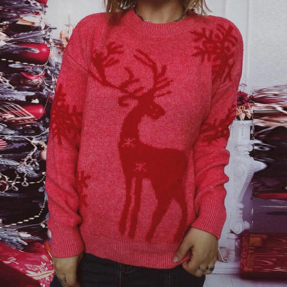 Soft Knitted Christmas Sweater - Warm Pullover