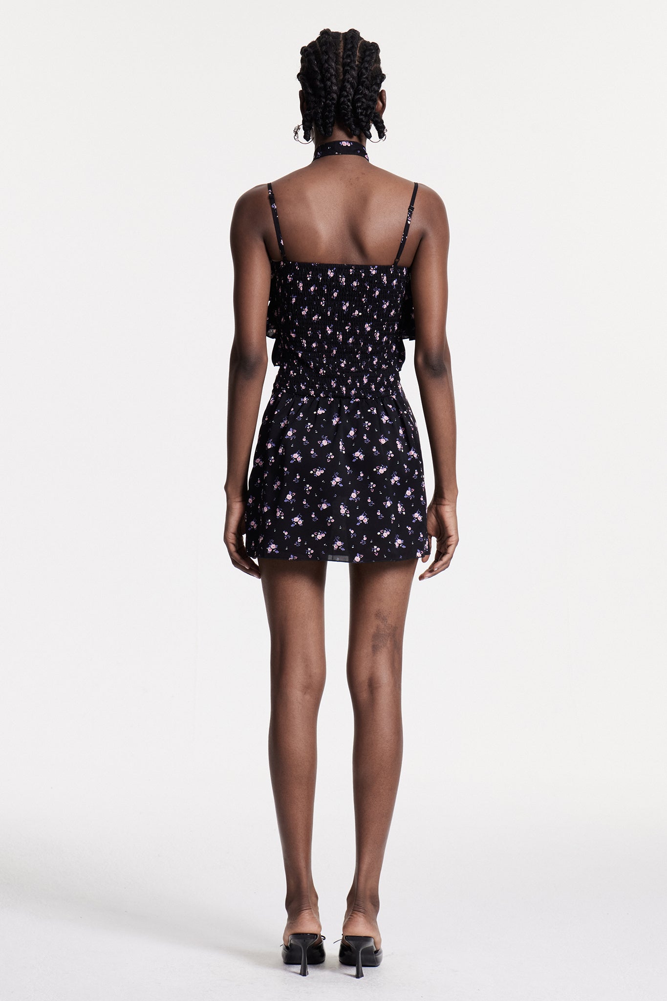 Christobel Spaghetti Ruffle Mini Dress