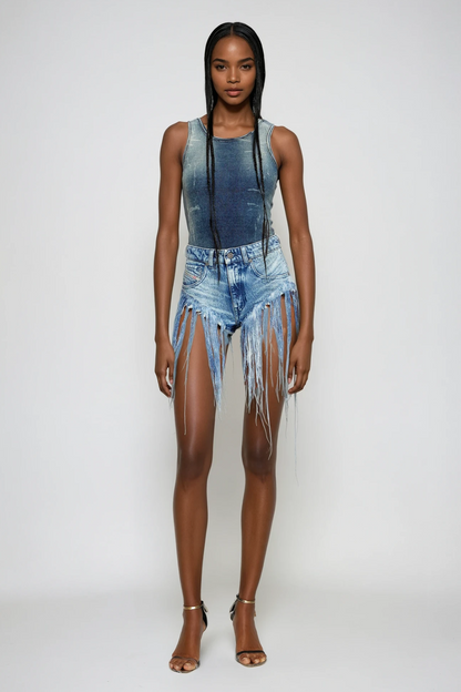Cillian Fringe Shorts