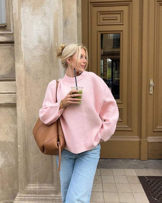Classic O-neck Long Sleeve Sweater