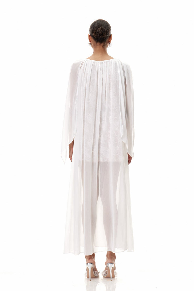 Claudie Shawl Sequin Maxi Dress