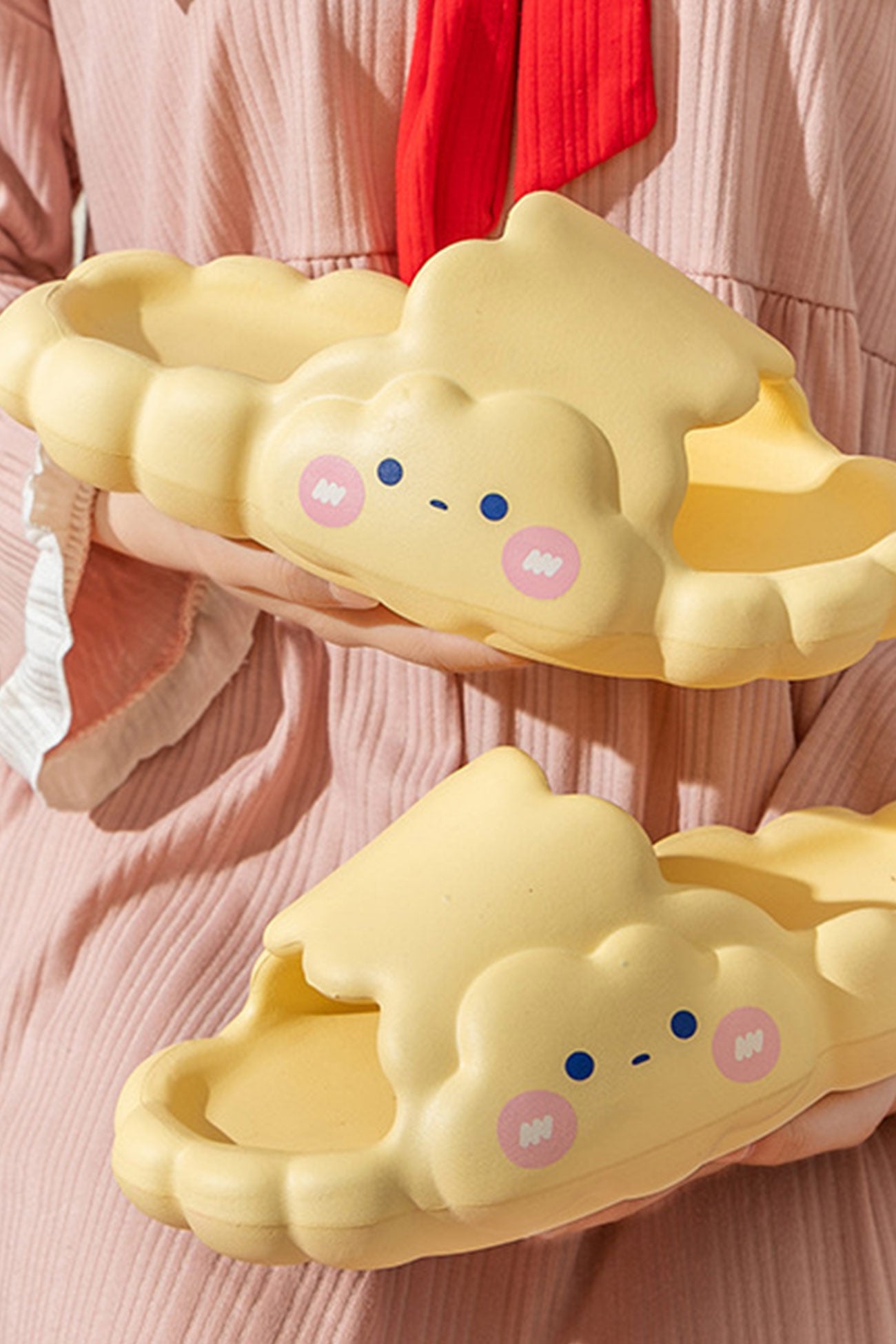 Cloud Color Flat Slippers