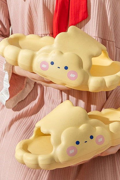 Cloud Color Flat Slippers