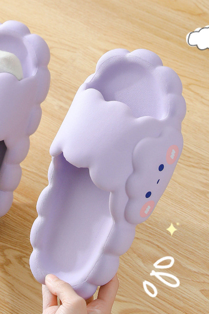 Cloud Color Flat Slippers
