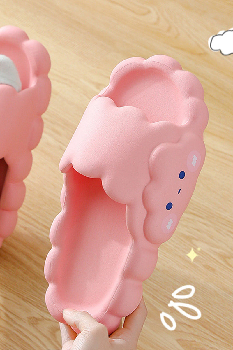 Cloud Color Flat Slippers