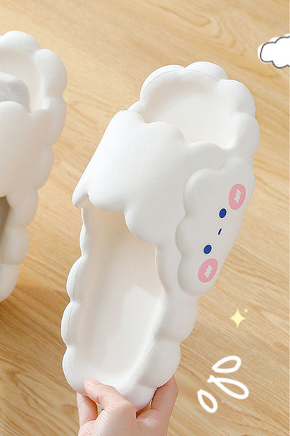 Cloud Color Flat Slippers