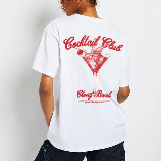 Retro Cocktail Club Graphic T-shirt