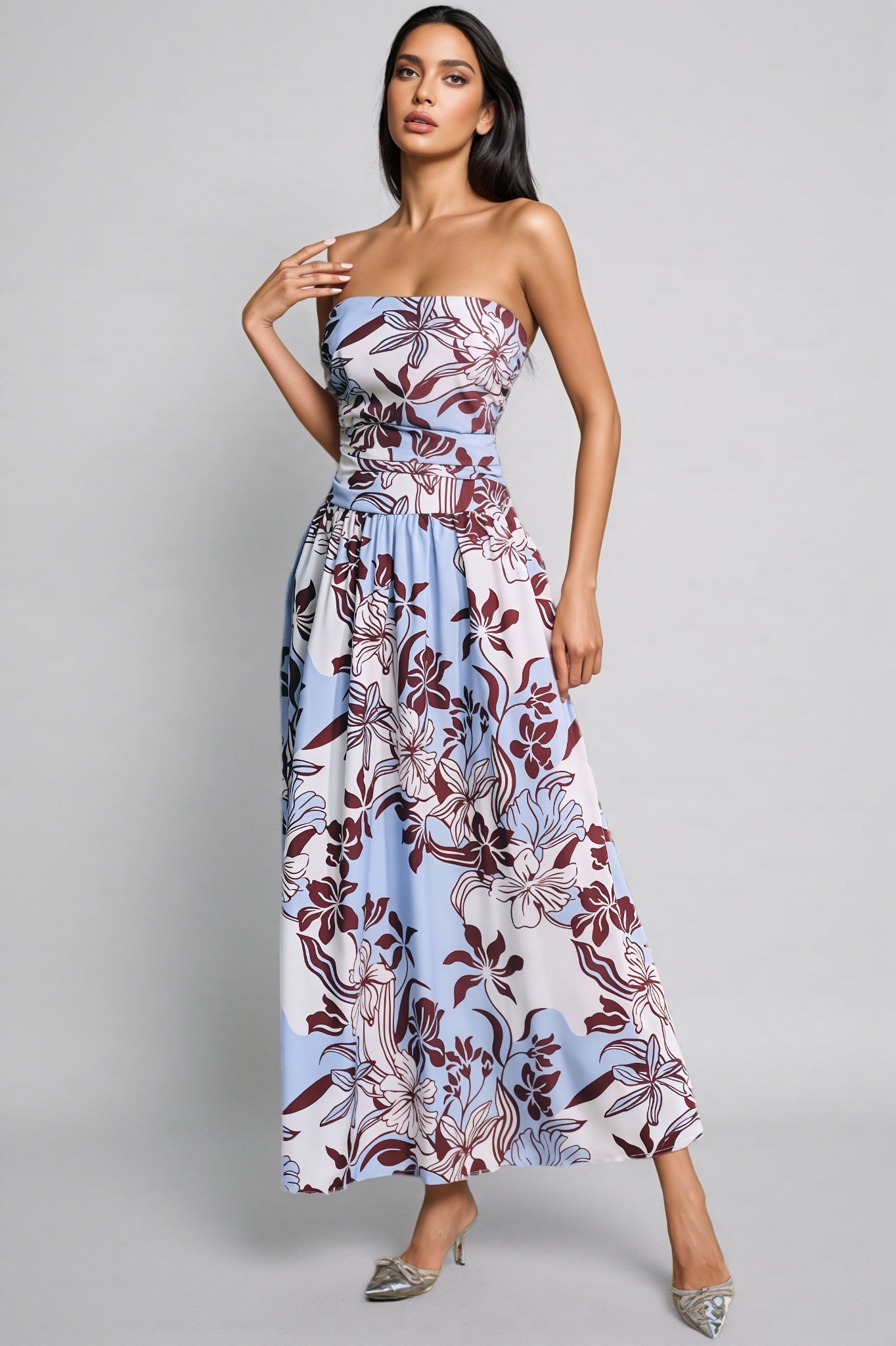 Ridhi Strapless Maxi Dress