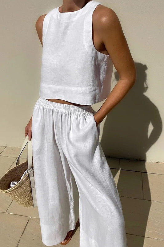 Tank Top Two-piece Pants Set