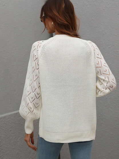 Shantall Knit Cardigan - Cream