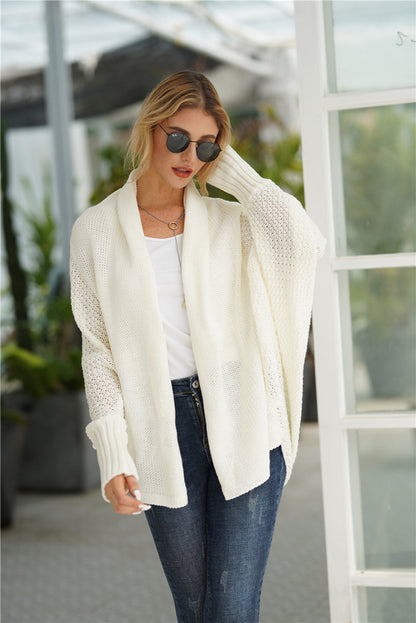 | Cream Batwing Easy on Cardigan