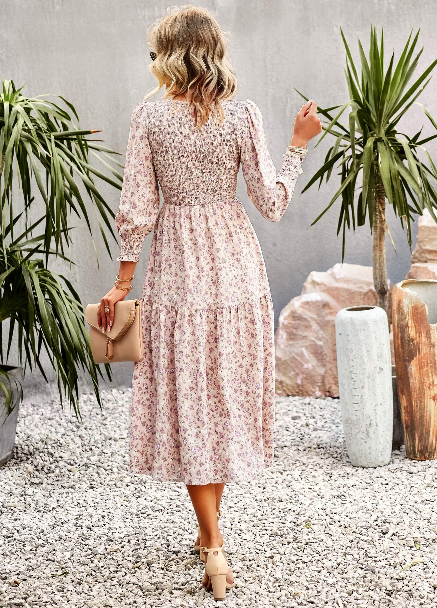 Trading Places Midi Dress - Crepe