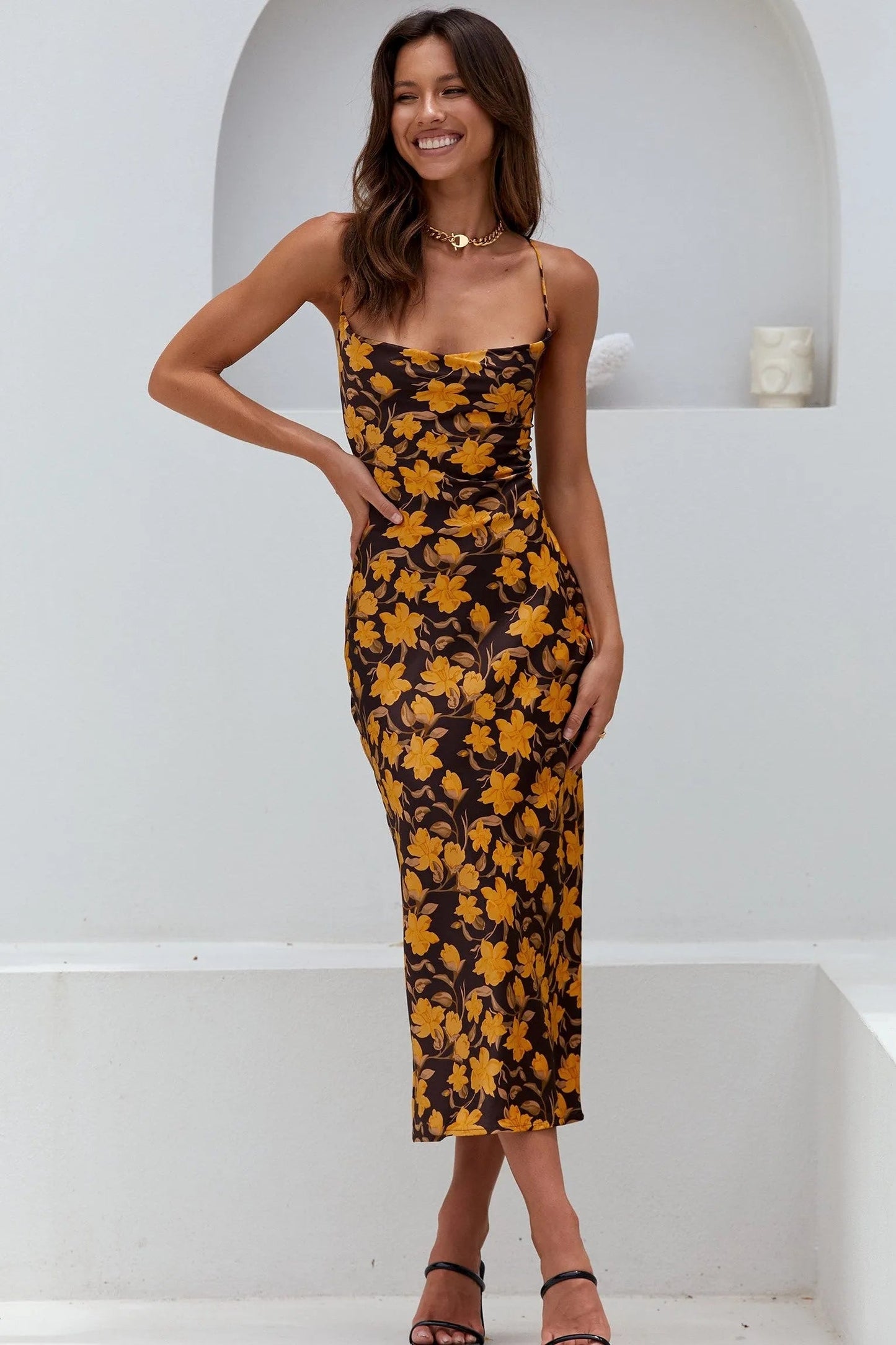 Cami Sleeveless Midi Dress