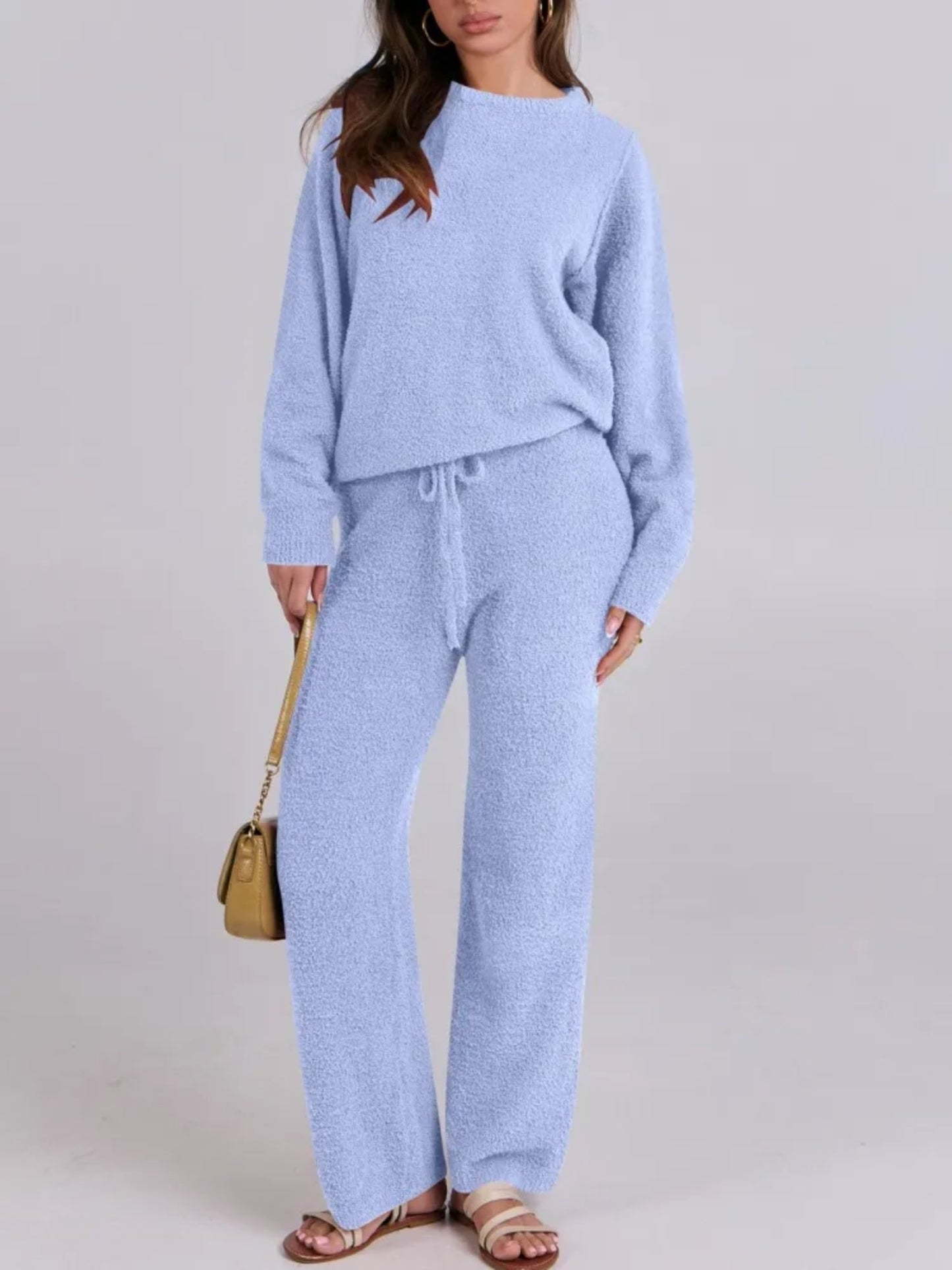 Cozy Knit Sweater and Pants Set