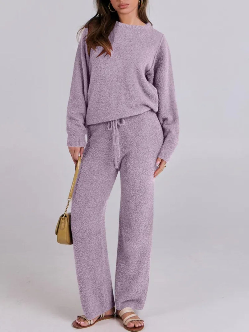Cozy Knit Sweater and Pants Set