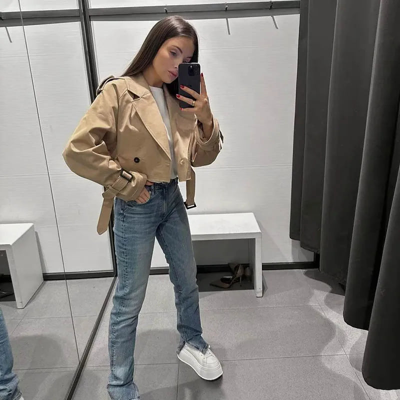 Cropped Trenchcoat