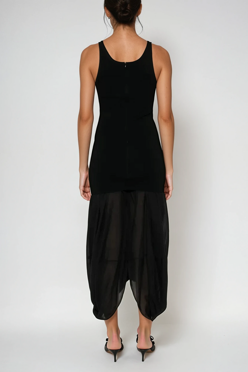 Damokles Deconstruct Ruch Midi Dress