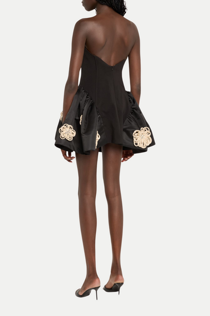 Darrah Strapless Mini Bandage Dress - Black