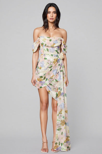 Amansd High Waist Midi Dress