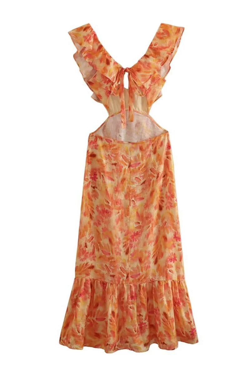 Nova | Ruffles Maxi Dress