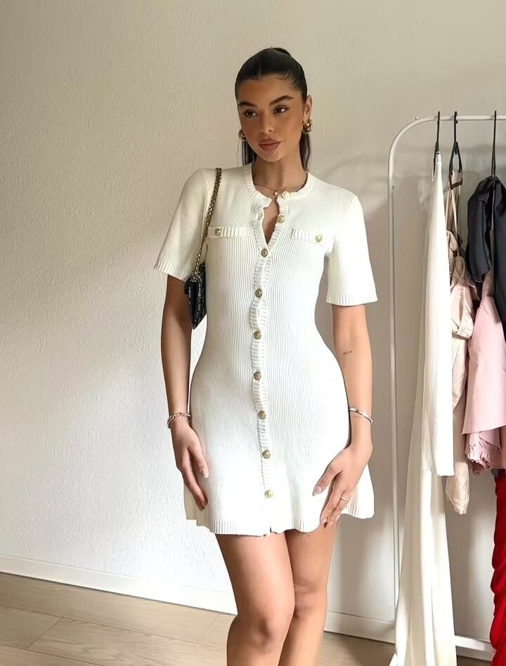 Holly | Knitted Mini Dress