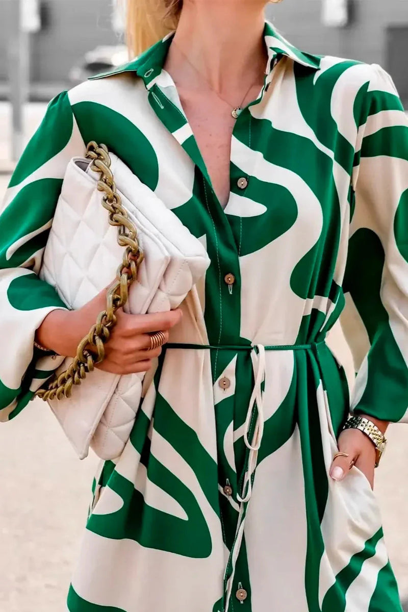 Effortless Print Maxi Dress