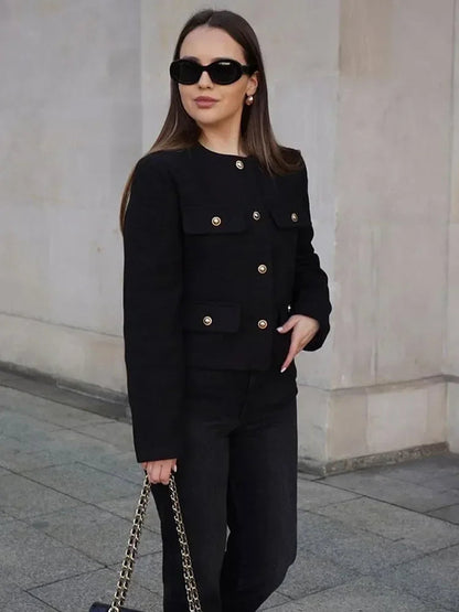 Fake Long Single Breasted New Coat