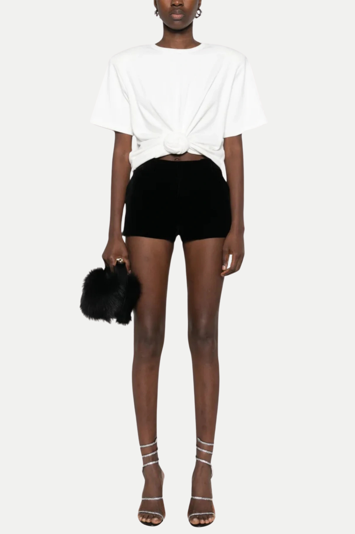 Orlina Knotted T-shirt - White