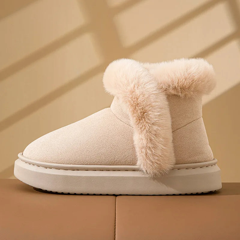 Fur Fluffy Cozy Soft Plush Fuzzy Snow Boot