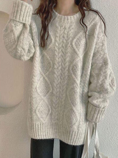 Oversized Cable Knit Jumper Sweater