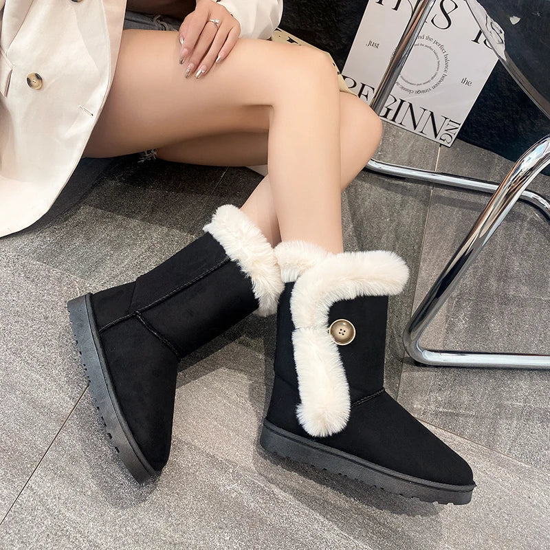 Warm Versatile Mid-calf Snow Boot