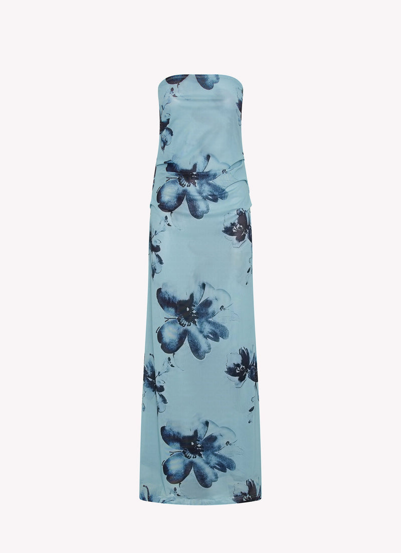 Massima Maxi Dress - Blue Black