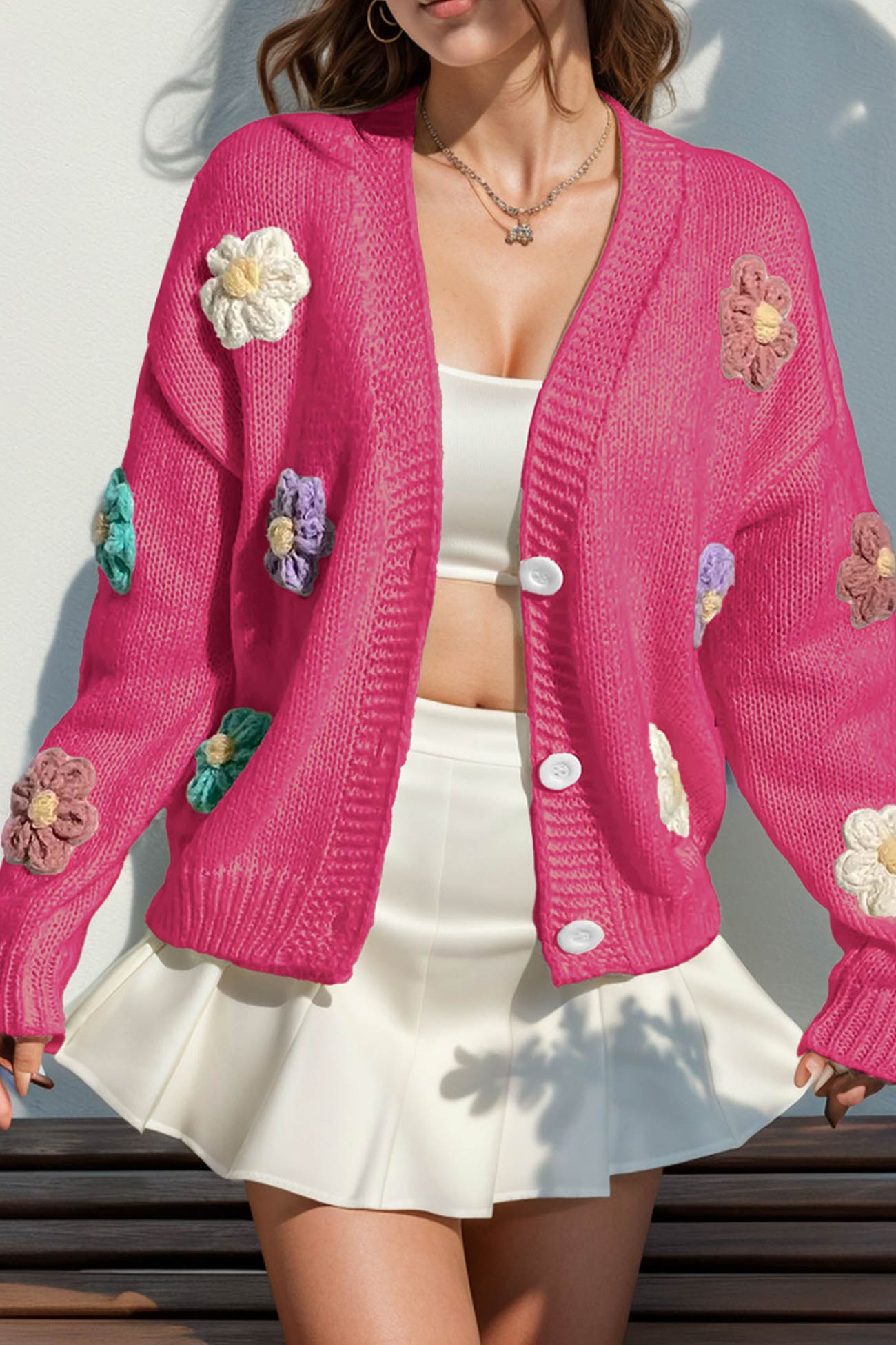 Crochet Button-deon Cardigan