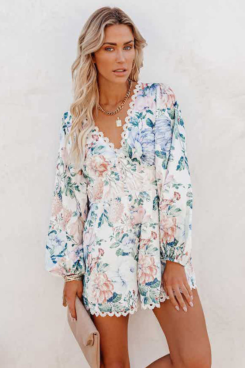 Pocketed Crochet Rompers