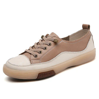 Genuine Leather Slip on Flats Moccasins Spring Autumn Skateboard