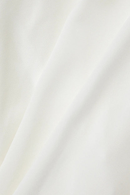 Gertie Asymmetric Ruched Drawstring Mini Skirt