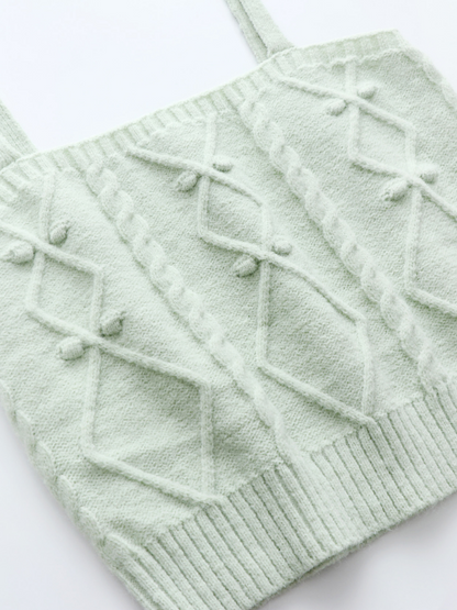 | Rachaels Knit Cardigan Set - Green