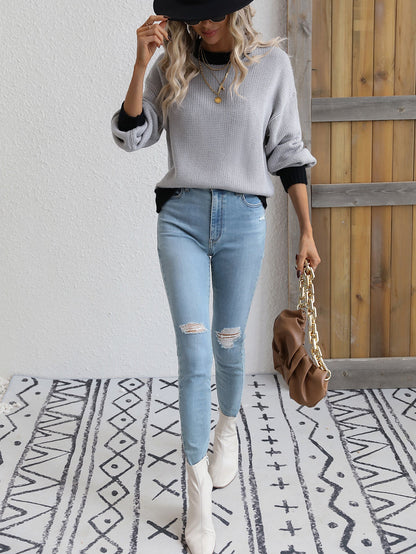 Kasmere Knit Sweater - Grey