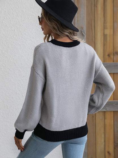 Kasmere Knit Sweater - Grey