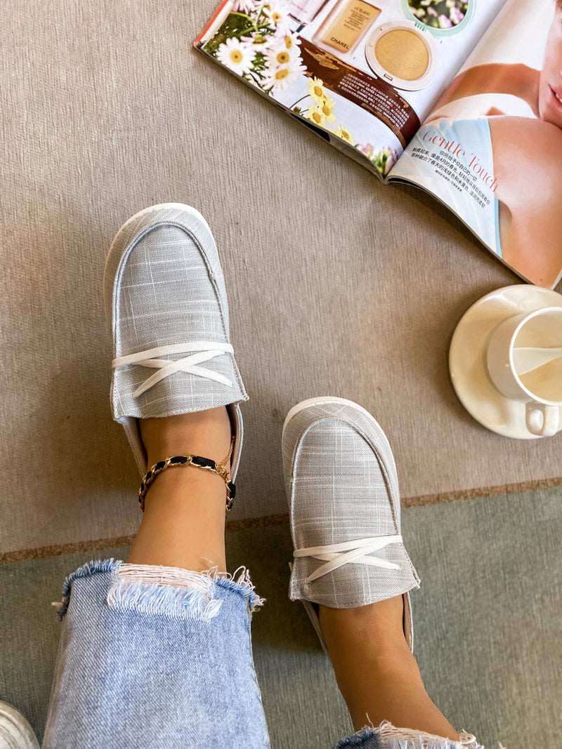 Boat Shoes Sneakers Sip on Flat Shoes - En Bloom
