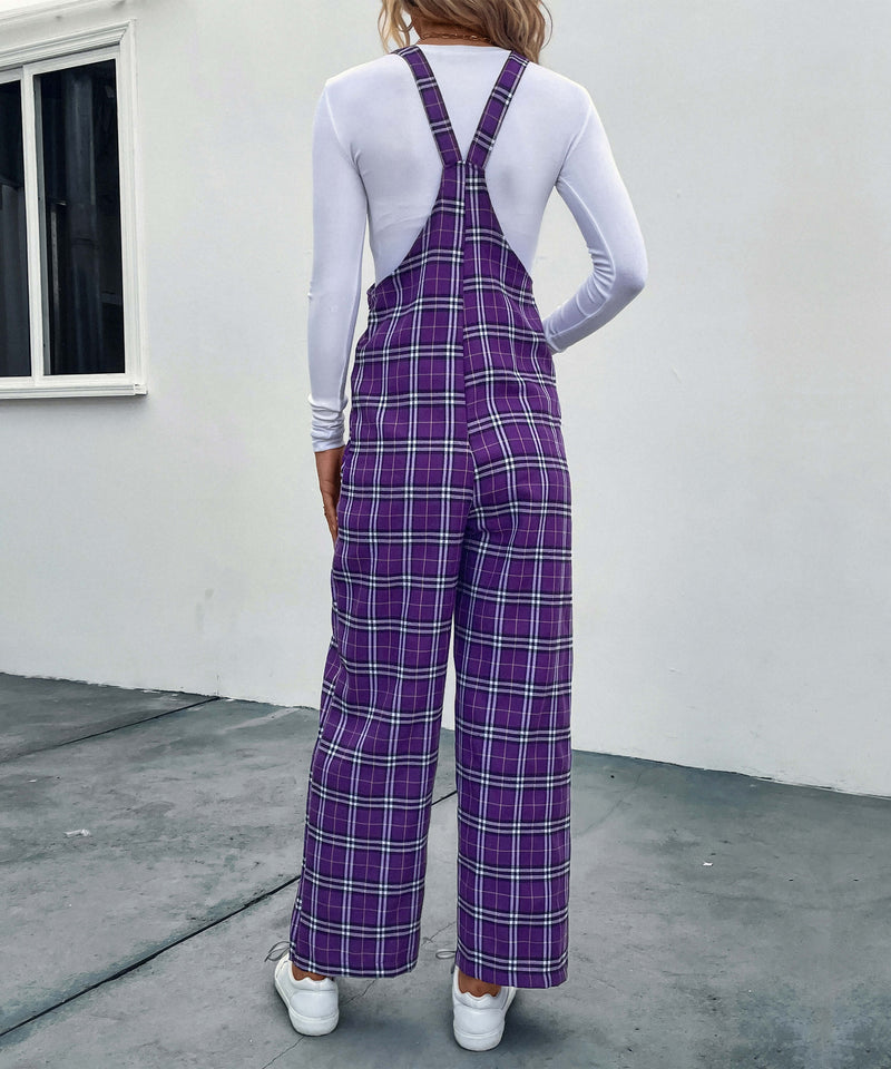 Urban Country Plaid Overalls