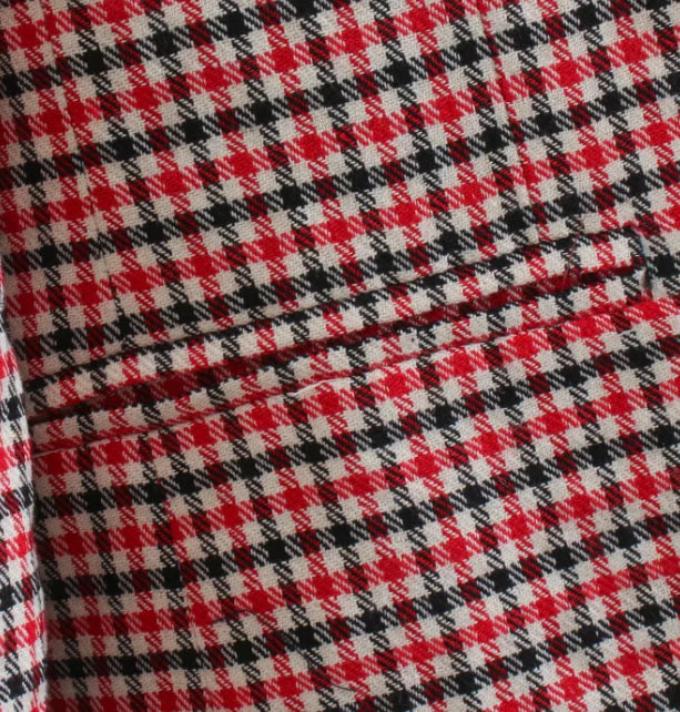 Fall Blazer Jacket Tops Office Wear Korean Plaid Blazer Orange Long Blazer Coat
