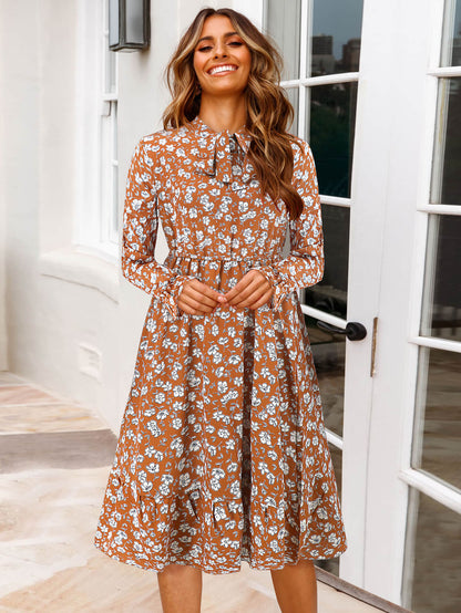 Minka Long Sleeve Midi Dress