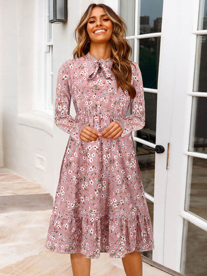 Minka Long Sleeve Midi Dress